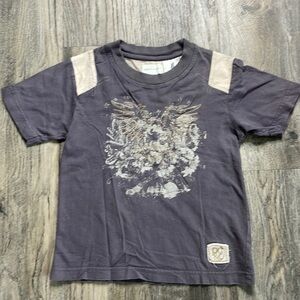 Paper denim & cloth Boys Grey Short Sleeve Tee, size 7